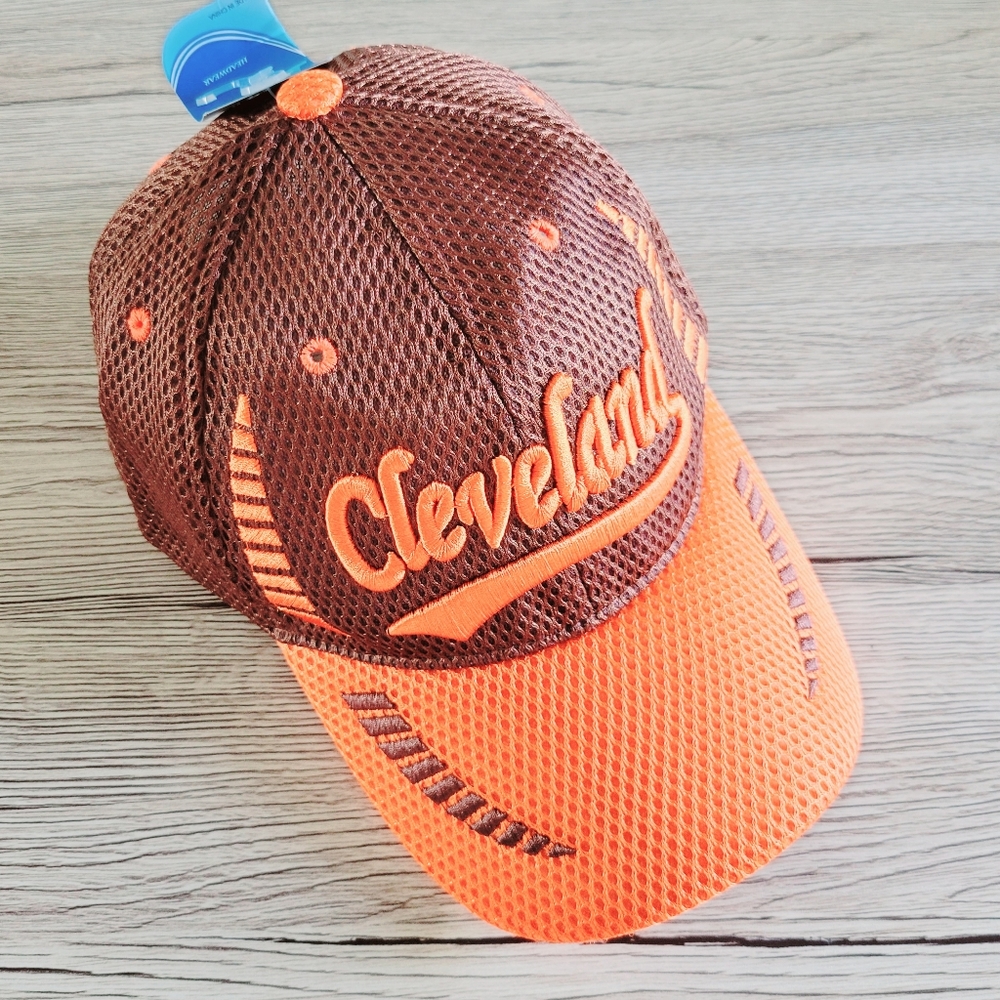 Fashion mesh clever Browns hat